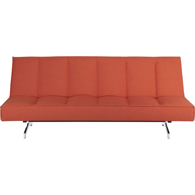 Flex orange sleeper sofa